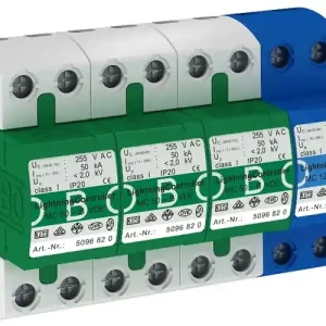 Villámáram-levezető 125kA-imp(10/350) 125kA 230V/AC 2kV 8M MC 50-B 3+1 OBO-BETTERMANN Alacsony ár