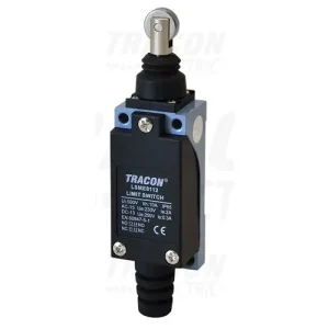 Végálláskapcsoló műanyag 1ny 1z görgős ütköző 2A/AC15/230V IP65 csúszó érintkező LSME TRACON Szuper akció