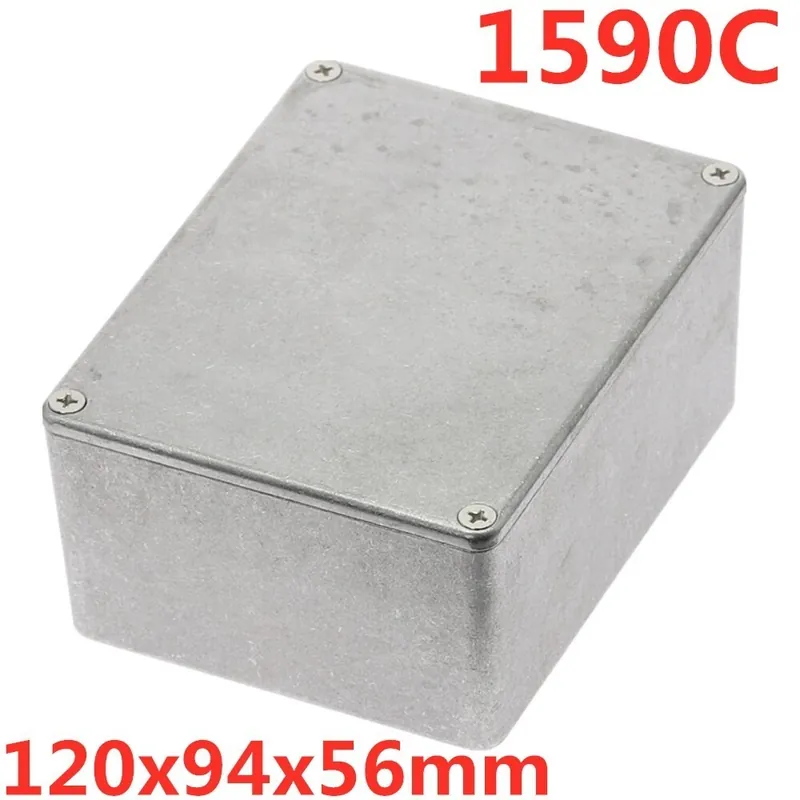 Szín: 1590C 120x94x56mm - Hot Sale 1590 Series 1590A 1590B 1590BB 1590XX 1590DD Stomp Box Effects pedálház Gitáreffektek Végkiárusítás