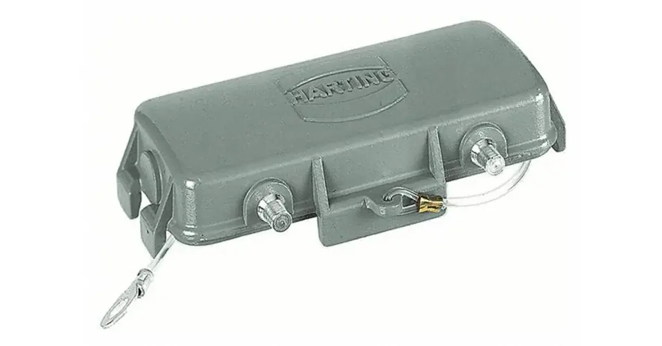 Védőfedél ipari sokpólusú csatlakozóhoz retesszel Han B Protect Cover Die Cast for Base HARTING Olcsó