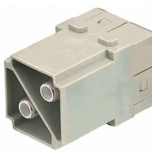 Alacsony ár Ipari csatlakozó betét modul apa 2P 100A 1000V tengelyirányú csavar csapos Han 2MOD 100A HARTING
