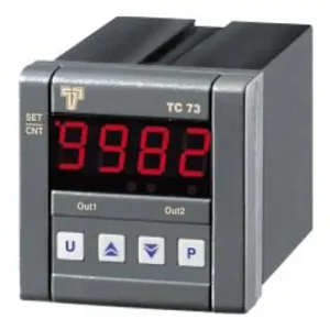 Utolsó esély Impulzusszámláló előválasztó előlapba AC/DC 115-230VAC/be 115-230V 12VDC/be TC73 ASCON