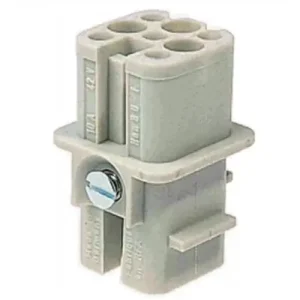 Újdonság Ipari csatlakozó betét anya 8P 10A 50V krimpelt hüvely Han 8D FEMALE INSERT CRIMP HARTING
