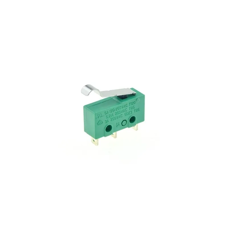 Alacsony ár Szín: Arc Lever - 3 tűs mikro végálláskapcsolók NO NC SPDT 3A/5A 250VAC mini mikrokapcsoló 17mm 29mm hosszú ív