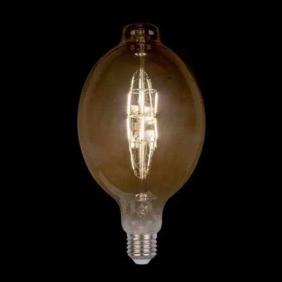LED vintage fényforrás dimmerelhető 8W E27 átmérő:180mm melegfehér arany Outlet