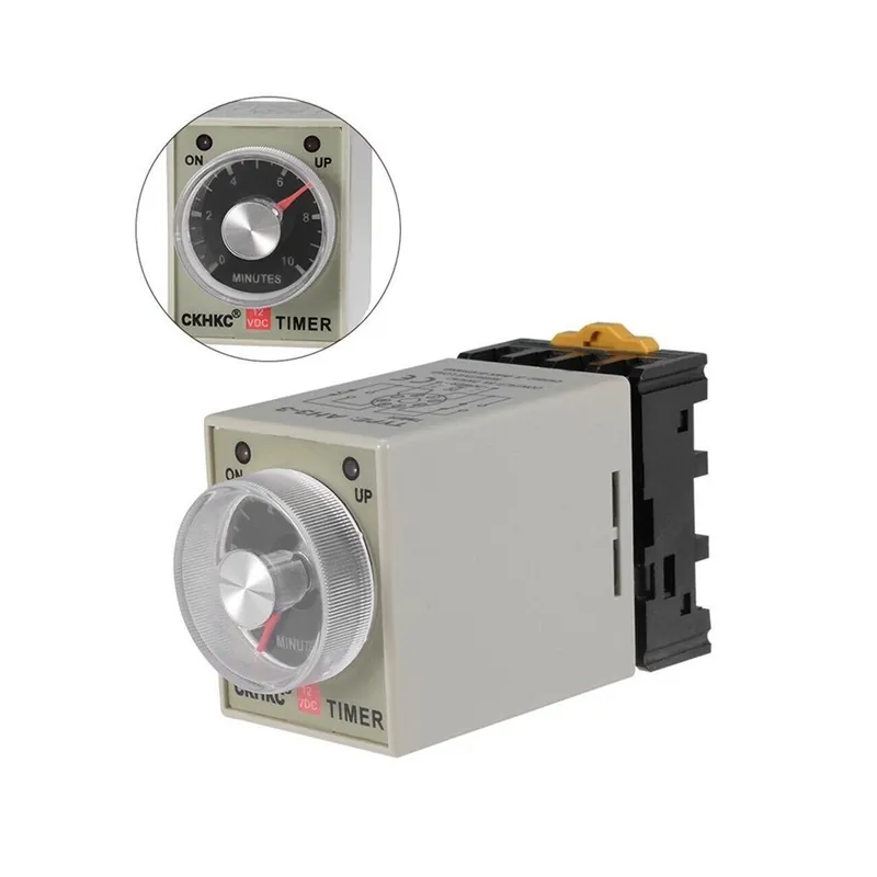 Méret: AC220V 3M - AH3-3 időrelé DC12V DC24V AC110V AC220V Késleltetés időrelé 8 tűs 1S 3S 6S 10S 30S 60S 3M 6M Prémium