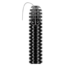 Akciós ár Gégecső lépésálló behúzószállal 20/100m (d=14,1mm) fekete FK15 750N 2J PVC - DX15120R