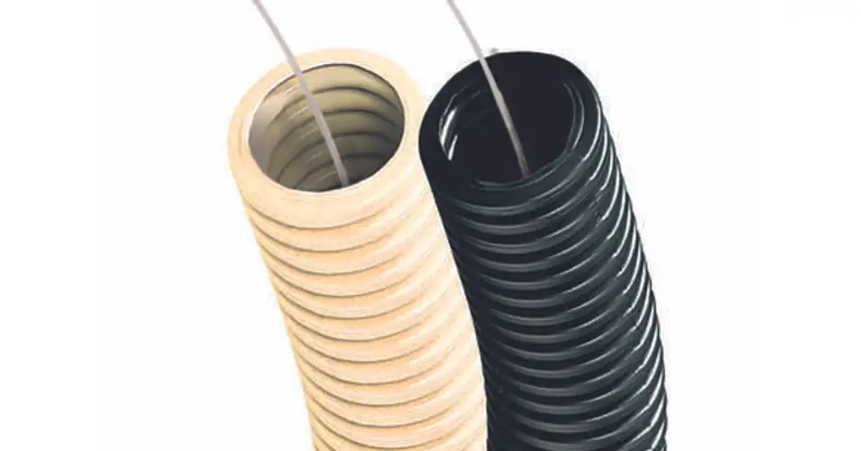 TINB Anti-UV Noir 25mm/100m, gégecső poliamid behúzószállal Rendeld meg most