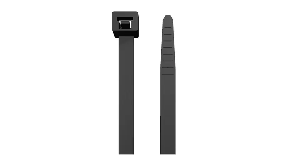 Kötegelő 360mm x 4.8mm fekete műanyag 103mm-max.kötegátmérő CB 360/4.5 BLACK Weidmüller Végkiárusítás