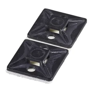 Olcsóbb Kötegelő talp öntapadós és csavarozható 28x28x4,8 mm négy oldalt fűzhető Haupa