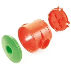 Betondoboz GDG 71mm-es 1-es kerek Univolt Azonnal elérhető