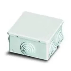 Vásárlói kedvenc Kötődoboz falonkívüli műanyag 100mm x 100mm 50mm szürke teli fedél-fedél IP55 System Pro E ABB
