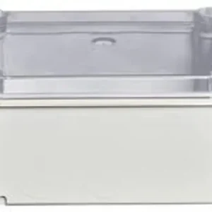 Különleges ajánlat Kötődoboz falonkívüli műanyag 160mm x 135mm 77mm szürke teli fedél-fedél IP55 System Pro E ABB