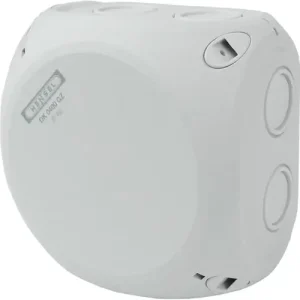 Szuper akció Kötődoboz falonkívüli 104mmx 104mmx 70mm szürke műanyag IP66 8 DK 0400 GZ Hensel