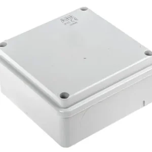 Gyors kiszállítás Kötődoboz falonkívüli műanyag 100mm x 100mm 80mm szürke teli fedél-fedél IP55 System Pro E ABB