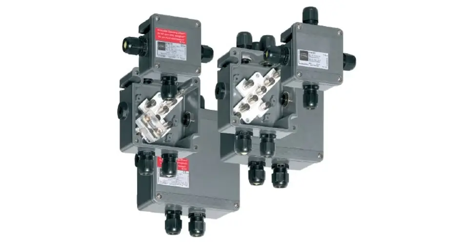 Akció Rb kötődoboz 8P 6,3A/750VAC 6mm2 Ex e 115mm-sz 115mm-ma 64mm-mé IP66 műanyag 8118/121-805 R.STAHL