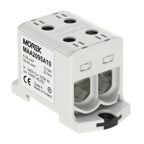 Ajánlat OTL95-2 Fővezetéki sorkapocs, 2xAl/Cu 6-95 mm2,1000V, szürke