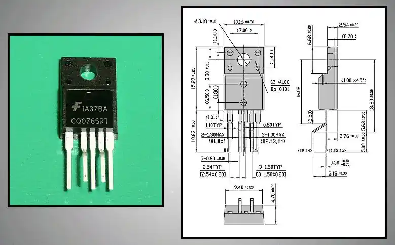 FSCQ0765RT POWER SWITCH 5p.100W 650V 3.8A Utolsó esély