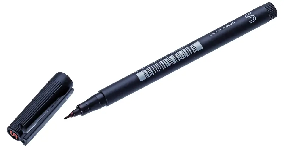 Jelölő 0,4mm filctoll fekete vízálló BS-1 CONTA-CLIP Árengedmény