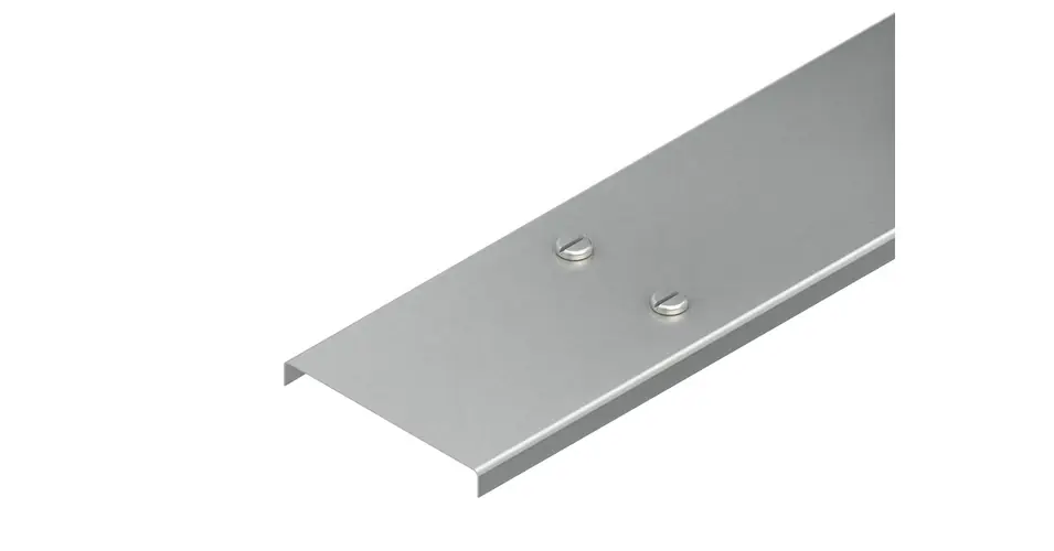 Árcsökkenés Kábeltálca fedél 300mm-sz 3000mm szalaghorganyzott fordítóreteszes-rögzítés RDV 300 Niedax