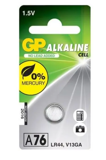 Különleges ajánlat GP GOMBELEM LR44 (A76F) 1BL