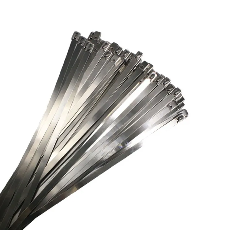 Olcsó Szín: 7,9x250 mm - 10 DB 7,9x300mm 7,9x200mm 7,9x100mm 304 rozsdamentes acél fém rögzítő kábelkötegelők cipzáros