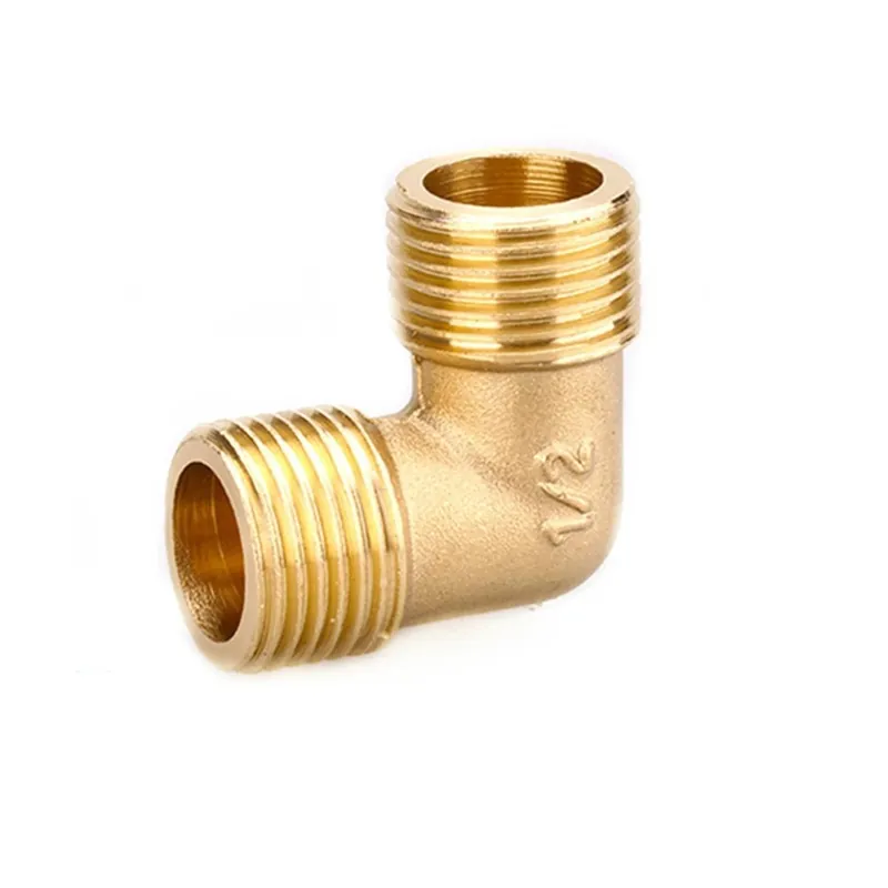 Különleges ajánlat Menet specifikáció: 3/4" - Sárgaréz csőszerelvény adapter 90 fokos 1/8" 1/4" 3/8" 1/2" 3/4"