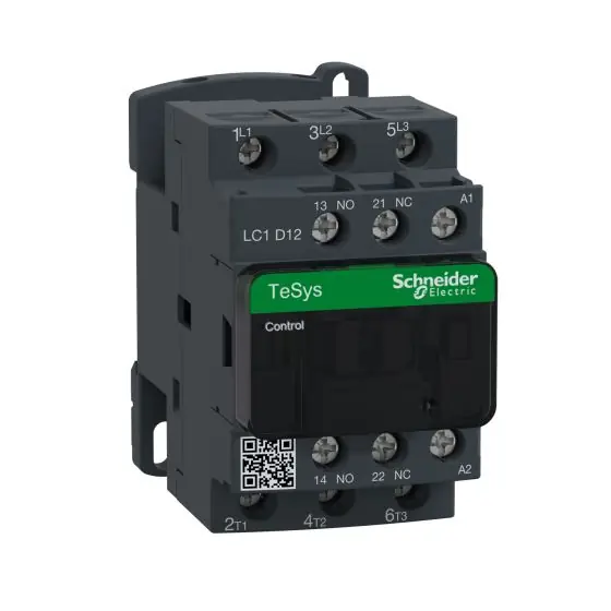 Bestseller LC1D12B5 mágneskapcsoló 24VAC 5.5kW/12A (400V. A LC1D12B5
