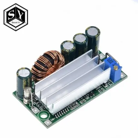 NAGY IT Automatikus lépcsőzetes DC tápegység AT30 átalakító Buck Boost modul Cserélje az XL6009 4-30 V-ról 0,5-30 V-ra Biztonságos vásárlás