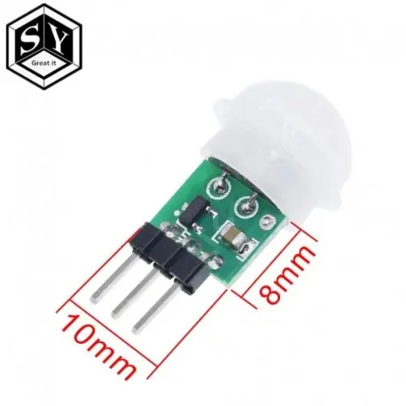Vásárlói kedvenc NAGY IT Mini IR piroelektromos infravörös PIR mozgásérzékelő automatikus érzékelő modul AM312 érzékelő DC 2,7-12 V
