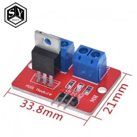 10db nagyszerű IT 0-24V-os felső Mosfet gomb IRF520 MOS illesztőmodul Arduino MCU ARM Raspberry pi-hez Alacsony ár