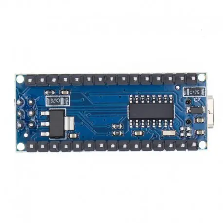 Szuper ajánlat Kék-ATMEGA328 - Nano A bootloader kompatibilis Nano 3.0 vezérlővel az arduino CH340 USB meghajtóhoz 16Mhz Nano v3.0