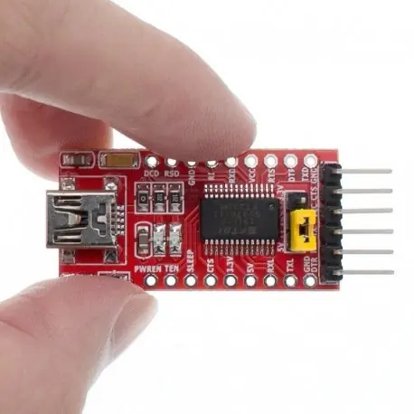 Kiárusítás FT232 modul - FT232RL FT232 USB TO TTL 5V 3.3V Kábel soros adapterhez USB TO 232