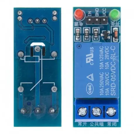 Azonnal elérhető 5V relé modul - 5 V-os alacsony trigger egy 1 csatornás relé modul interfész kártya árnyékolás PIC AVR DSP ARM MCU