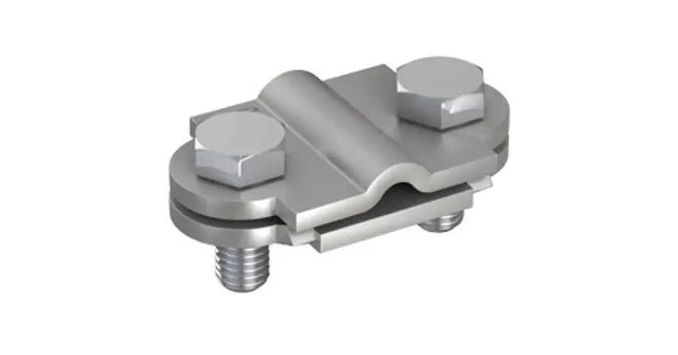 Outlet Leválasztókapocs lapos/kör merítetten horganyzott acél 30mm-befogás VI J.PRÖPSTER