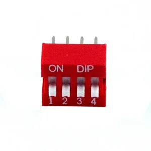 Szuper akció 4 érintkezős DIP kapcsoló Stand. Red