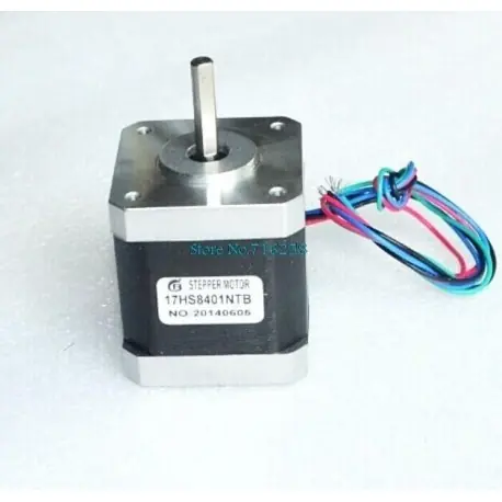 Outlet 1 db / tétel 4 vezetékes Nema 17 léptetőmotor 17HS8401 1,8A CE ROSH ISO CNC lézeres köszörüléses hab plazma vágás