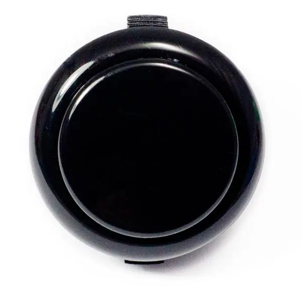 Színes kerek záró nyomógomb 33x20x2mm fekete Olcsóbb