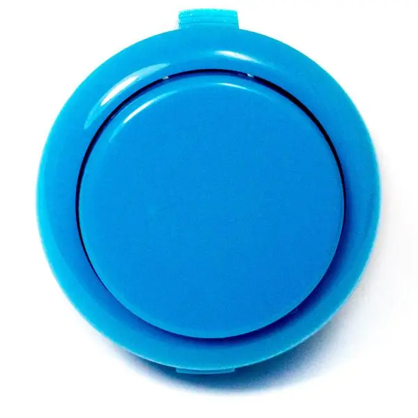 Színes kerek záró nyomógomb 33x20x2mm kék Bestseller