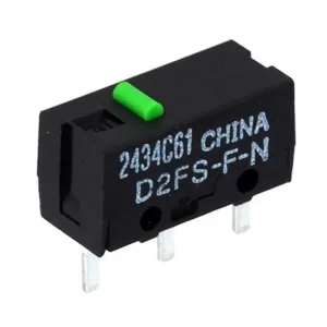 Mikrokapcsoló 0,1A 6Vdc, OFF-(ON) 3p. 12.8x5.8x6.5mm IP40 D2FS-F-N Szuper akció