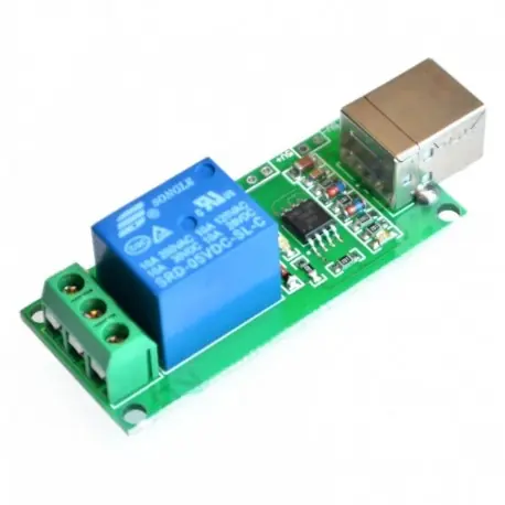 5 V-os USB relé, 1 csatornás programozható számítógép-vezérlés intelligens otthonhoz Biztonságos fizetés
