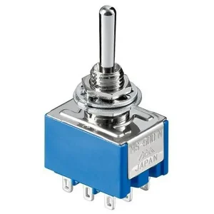 Vedd meg online MS500N miniatűr karos kapcsoló 250VAC 3A 3x3p. ON-ON, forrfüles