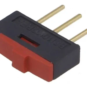 Ingyenes szállítás Toló kapcsoló 1x3p. 10x2,5x5mm (magasság gombbal: 6,4mm)
