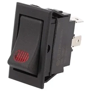 Alacsony ár Billenő fekete 1x20A/12V 1 áramkörös ON-OFF (piros LÁMPA 12V kontroll)