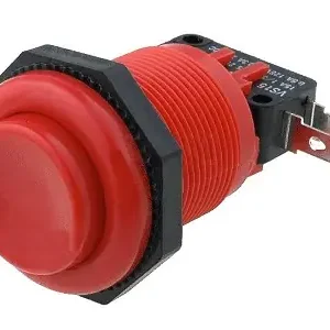 Exkluzív ajánlat 23mm-es nyomókapcsoló, piros 250V 10A ON-(ON) ( MOM )