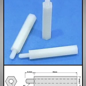 Expressz kézbesítés Távtartó 30mm M3 1belső/1külső Műa.