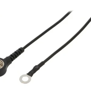 Antisztatikus 10,3mm anya patent, – 5mm gyűrű, 1MOhm, 1,5m hosszú kábel Expressz szállítás