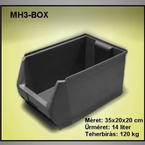 Biztonságos fizetés Tároló doboz HM3-Box II.oszt. 350x200x200mm