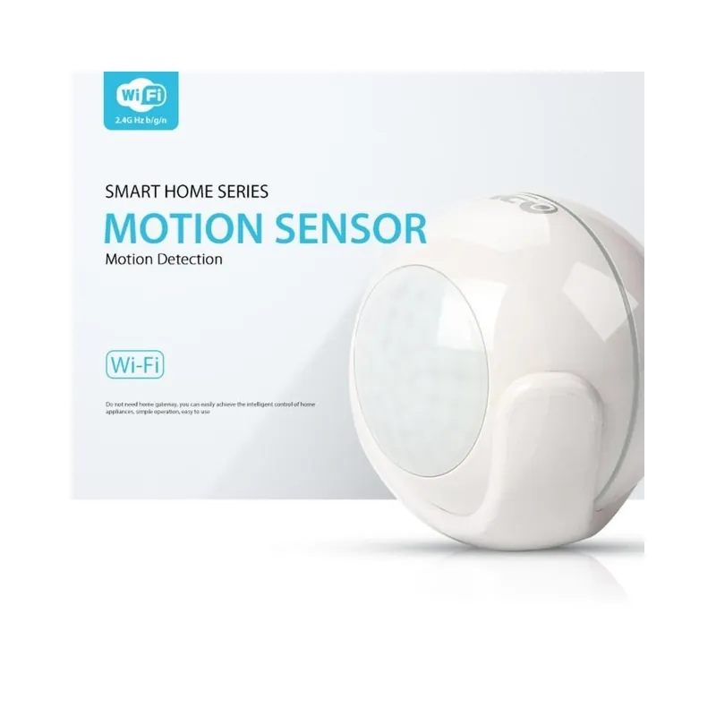 1 db - WiFi intelligens emberi test érzékelő Intelligens biztonsági otthoni rendszer mozgásérzékelő IFTTT Csak ma