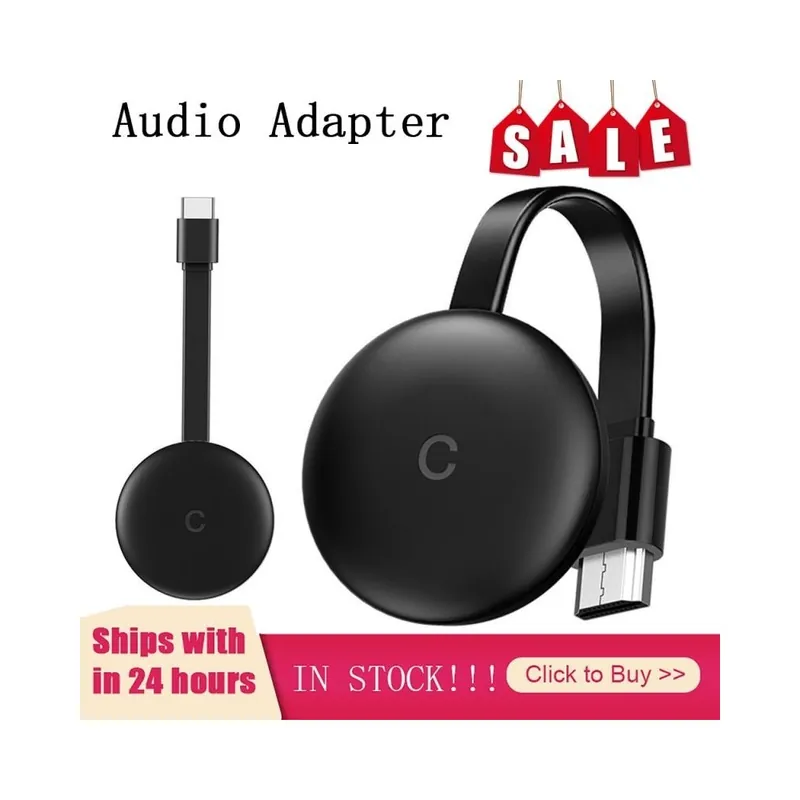 Legkelendőbb fekete - Hot G12 Wireless-kompatibilis Dongle Wifi Display Receiver 1080P TV Stick Airplay Media Streamer Media Ios Androidhoz